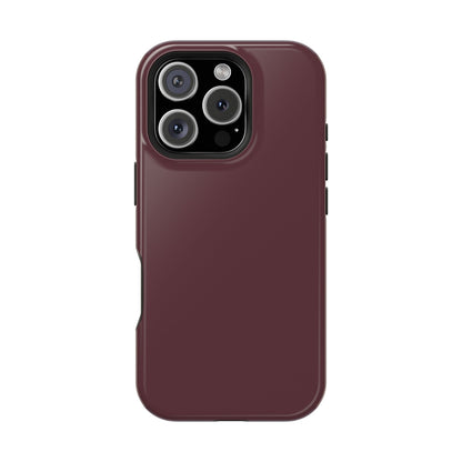 Wireless-Charging Compatible Case – Mulled Wine – Compatible with iPhone 13–17 & Samsung Galaxy S25–S26 Series