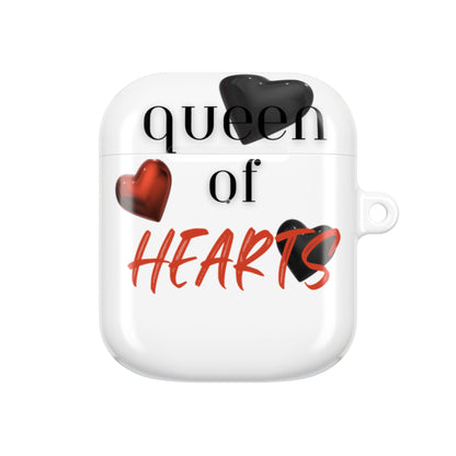 Earbud Case Cover – Queen of Hearts