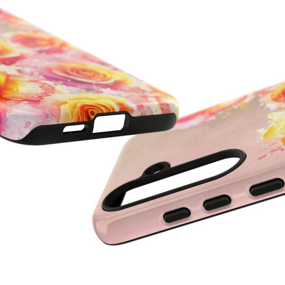 Protective Phone Case – Sunset Roses