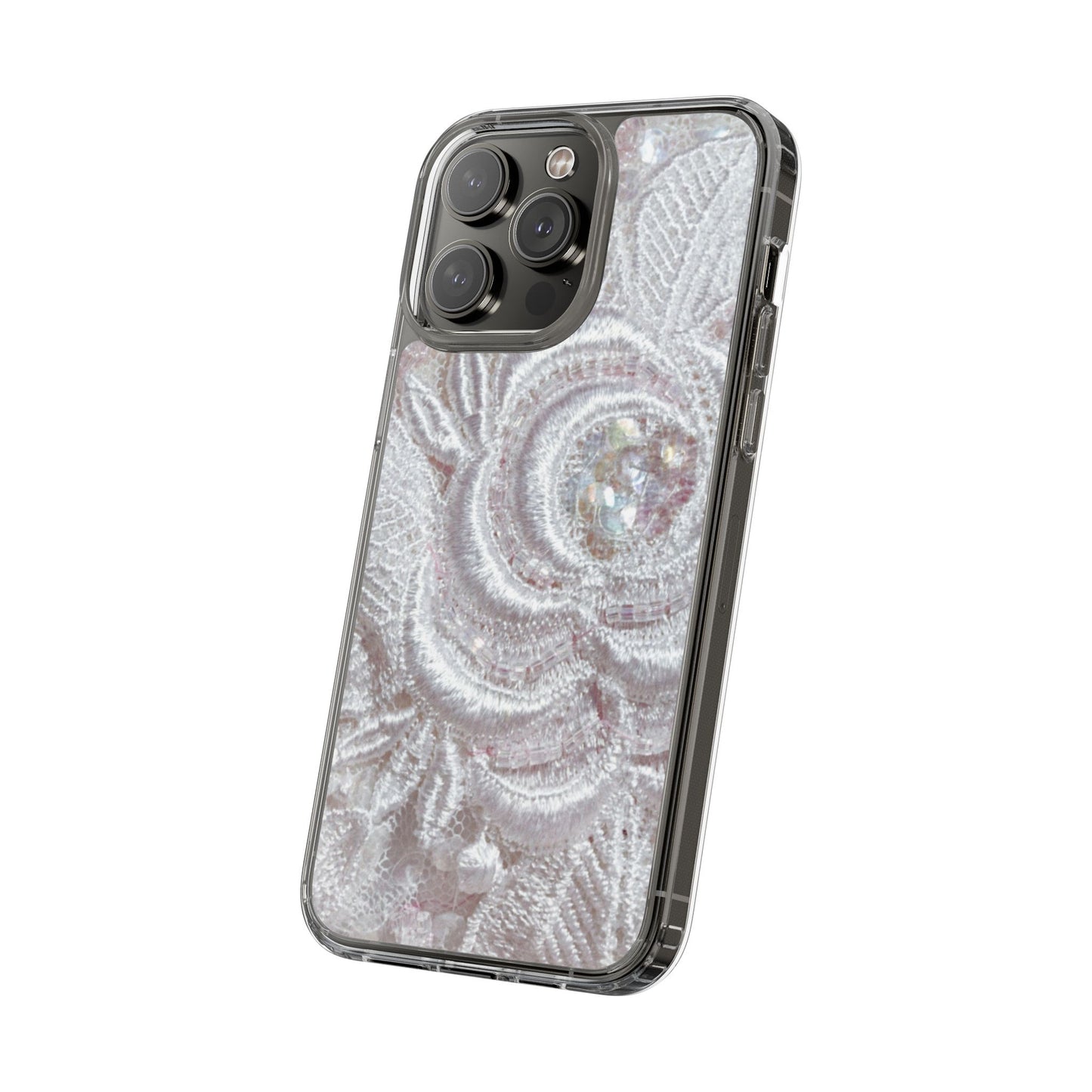 Clear Phone Case – Lace Veil
