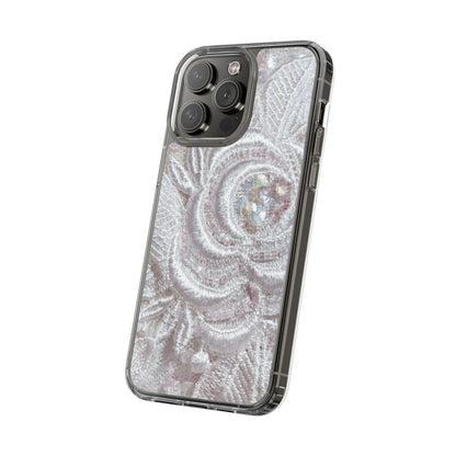 Clear Phone Case – Lace Veil