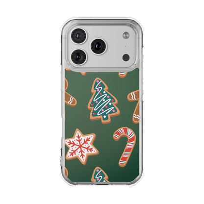 Clear Magnetic Phone Case – Cookie Season – Compatible with iPhone 14–17 Series