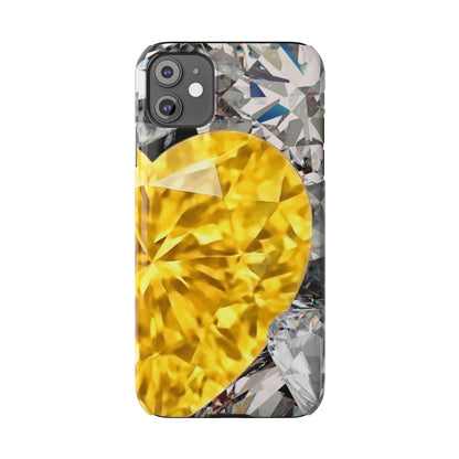 Slim Phone Case – Heart of Gold