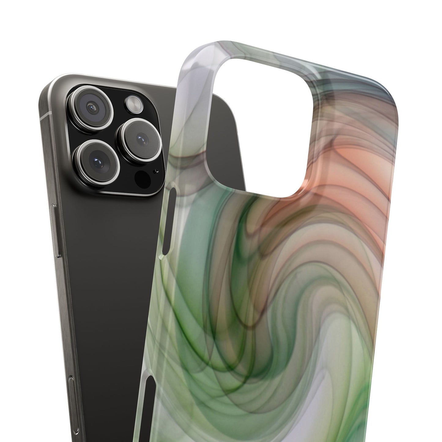 Slim Phone Case – Marble Flow