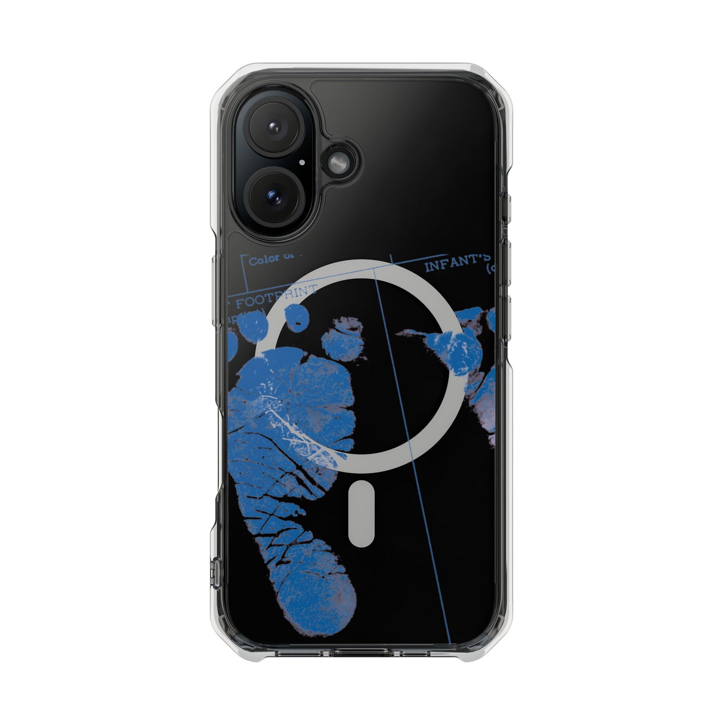 Clear Magnetic Phone Case – Mom’s Little Blue Footprints