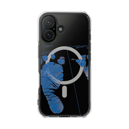 Clear Magnetic Phone Case – Mom’s Little Blue Footprints