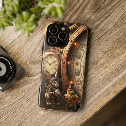 Protective Phone Case – Clockwork Cottontail