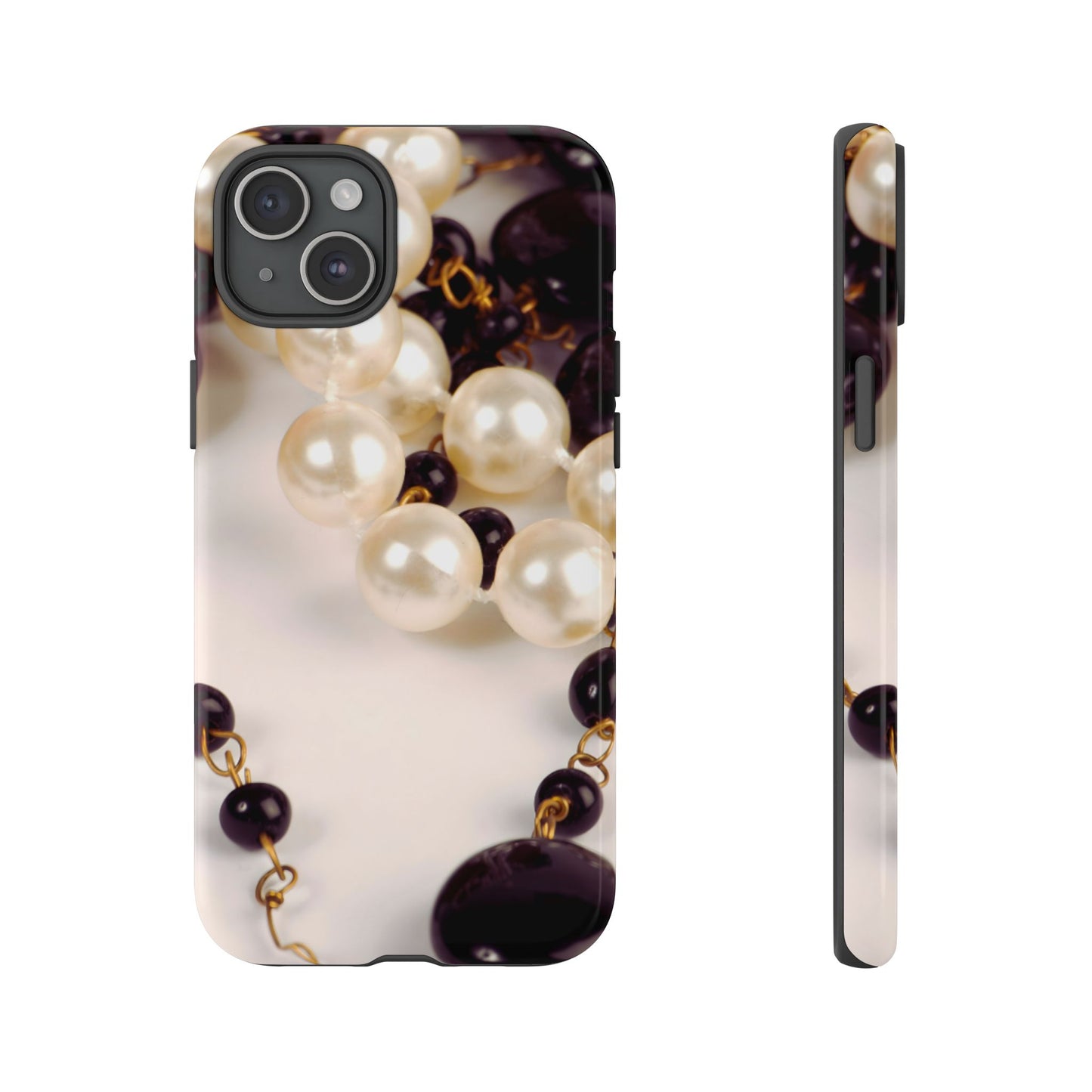 Protective Phone Case – Noir Pearl