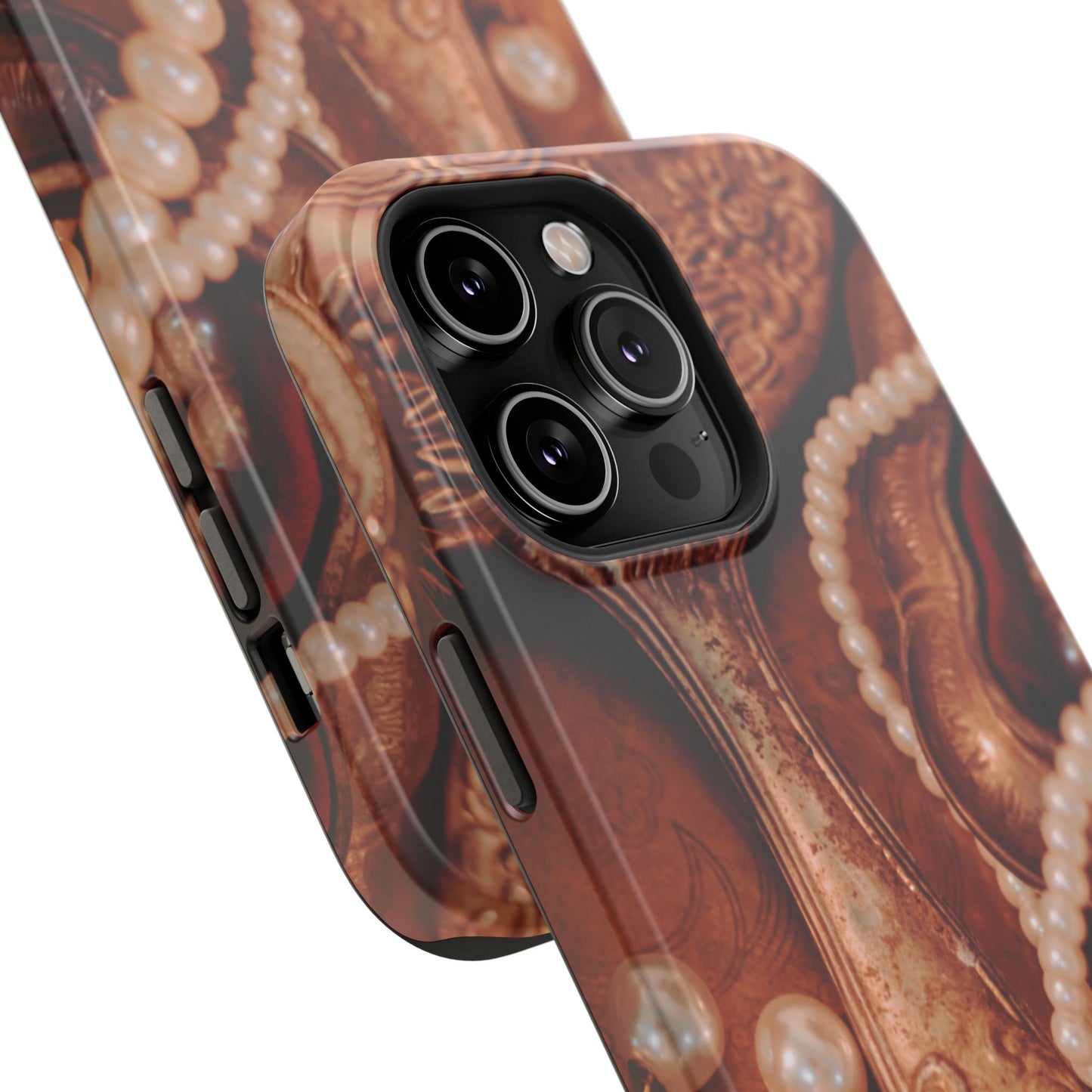 Impact-Resistant Phone Case – Bronze Vanity