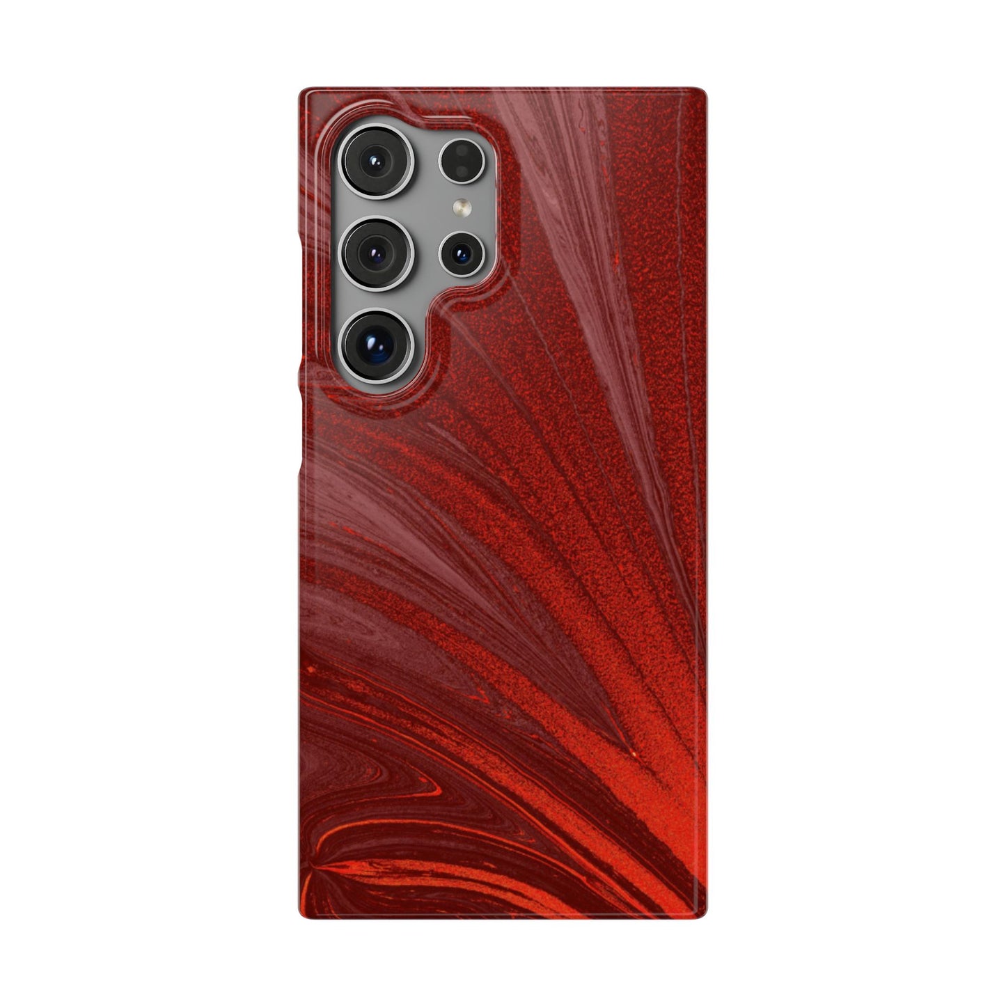 Snap Phone Case – Crimson Current