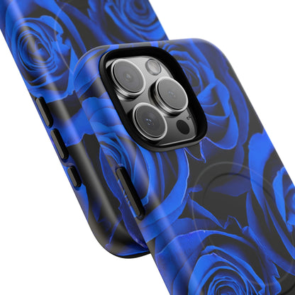 Protective Magnetic Phone Case – Midnight Bloom