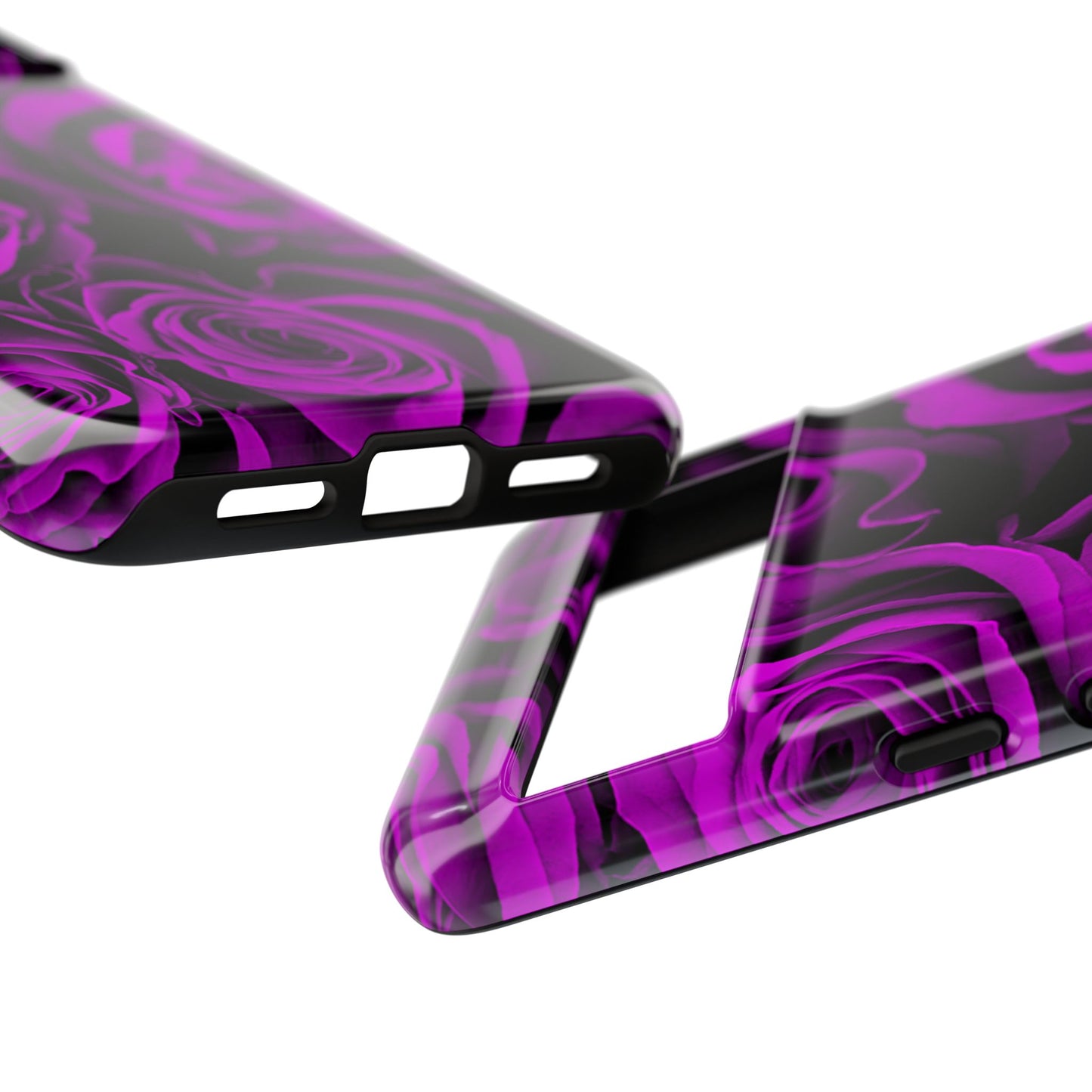 Protective Phone Case – Amethyst Roses