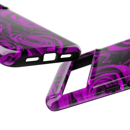 Protective Phone Case – Amethyst Roses