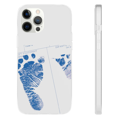 Flexi Case – Mom’s Little Blue Footprints