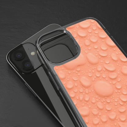 Clear Phone Case – Apricot Rain