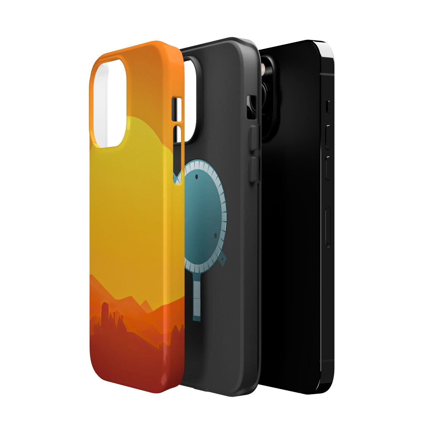 Wireless-Charging Compatible Case – Desert Sunrise