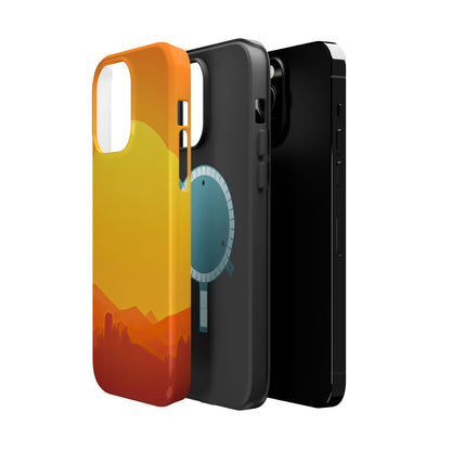 Wireless-Charging Compatible Case – Desert Sunrise