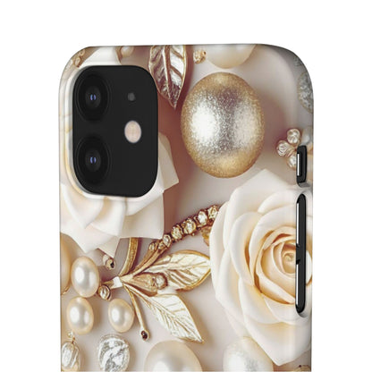 Snap Phone Case – Ivory Opulence