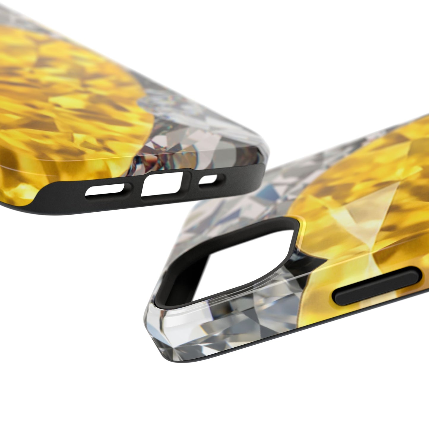 Impact-Resistant Phone Case – Heart of Gold