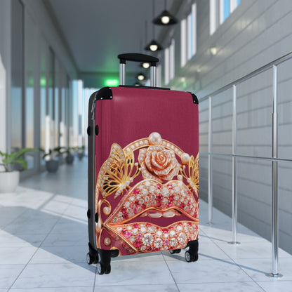 Hardshell Suitcase – Kiss of Gold
