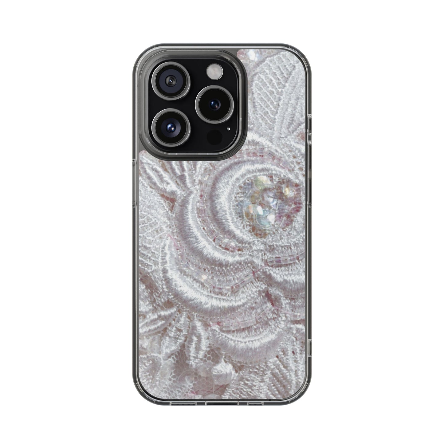 Clear Phone Case – Lace Veil
