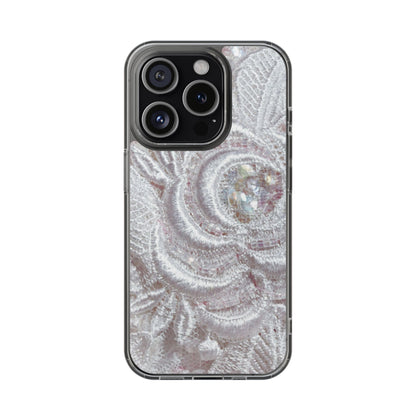 Clear Phone Case – Lace Veil