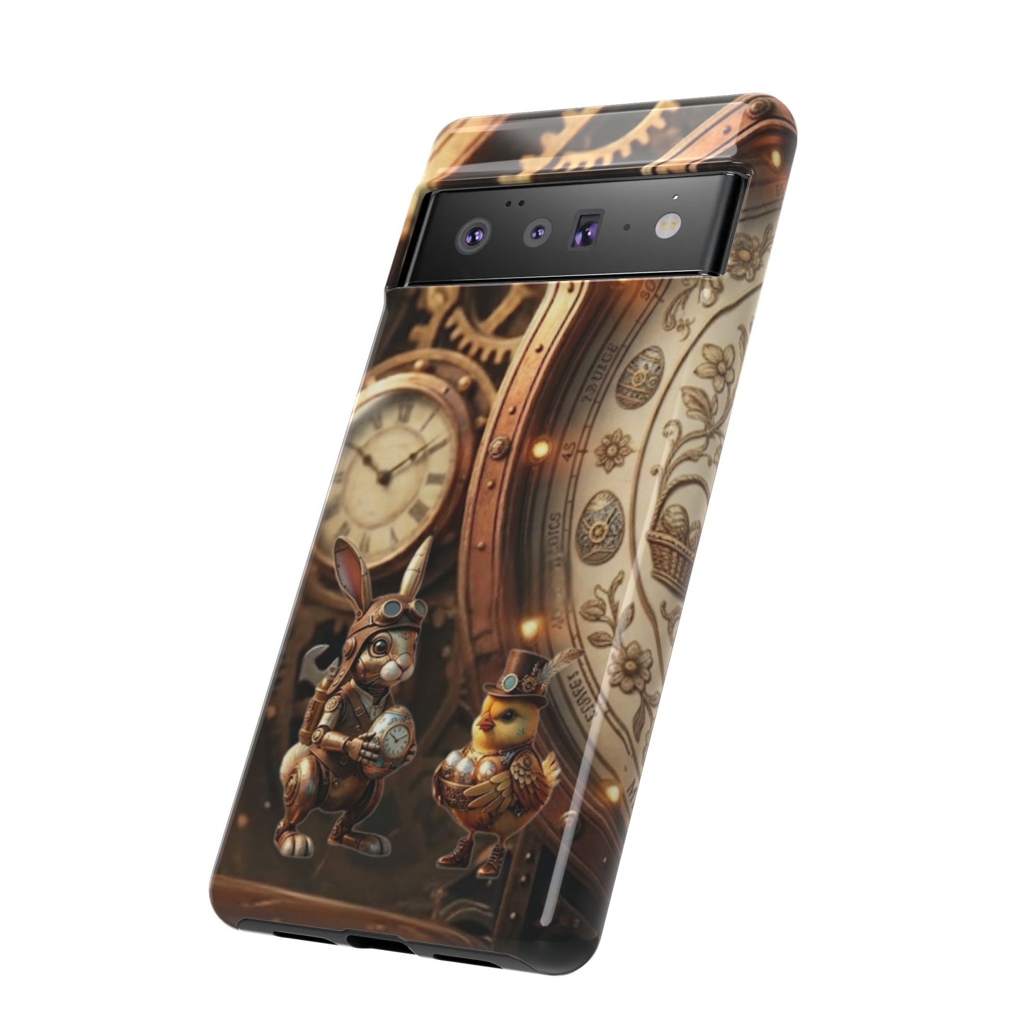 Protective Phone Case – Clockwork Cottontail