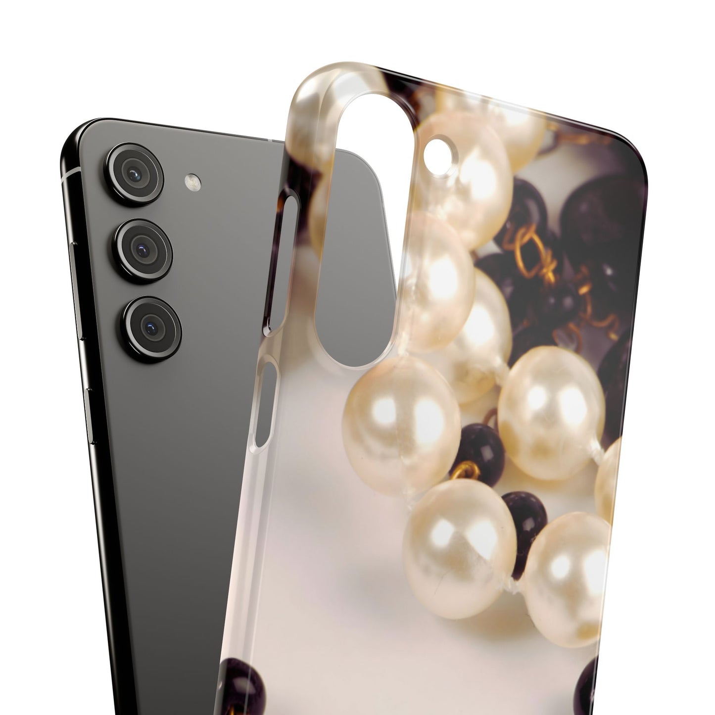 Snap Phone Case – Noir Pearl