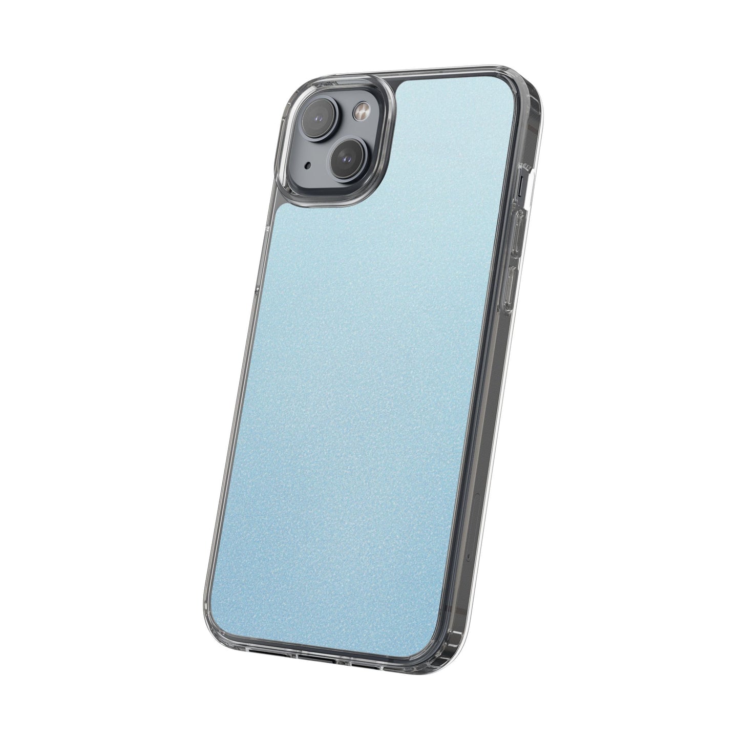 Clear Phone Case – Blue Whisper