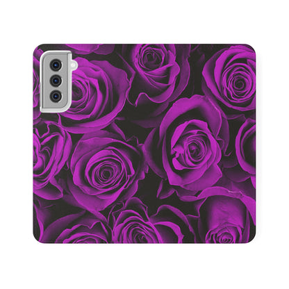 Flip Case – Amethyst Roses