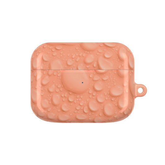 Earbud Case Cover – Apricot Rain