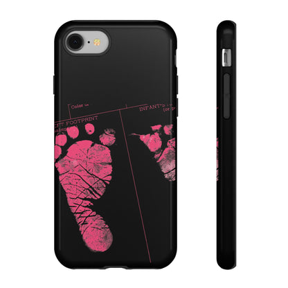 Protective Phone Case – Mom’s Little Pink Footprints