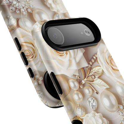 Protective Magnetic Phone Case – Ivory Opulence
