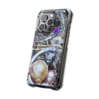Clear Magnetic Phone Case – Chrome Jewel