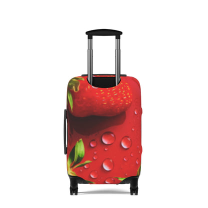 Luggage Cover – Strawberry Drip