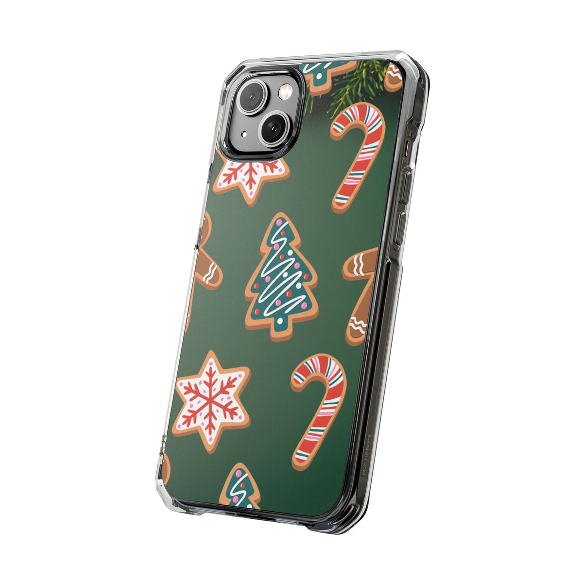 Clear Magnetic Phone Case – Cookie Season – Compatible with iPhone 14–17 Series