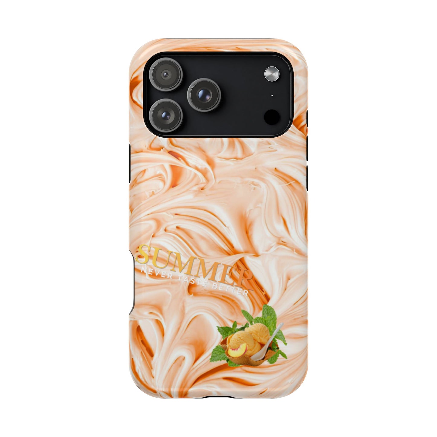 Wireless-Charging Compatible Case – Peach Sorbet