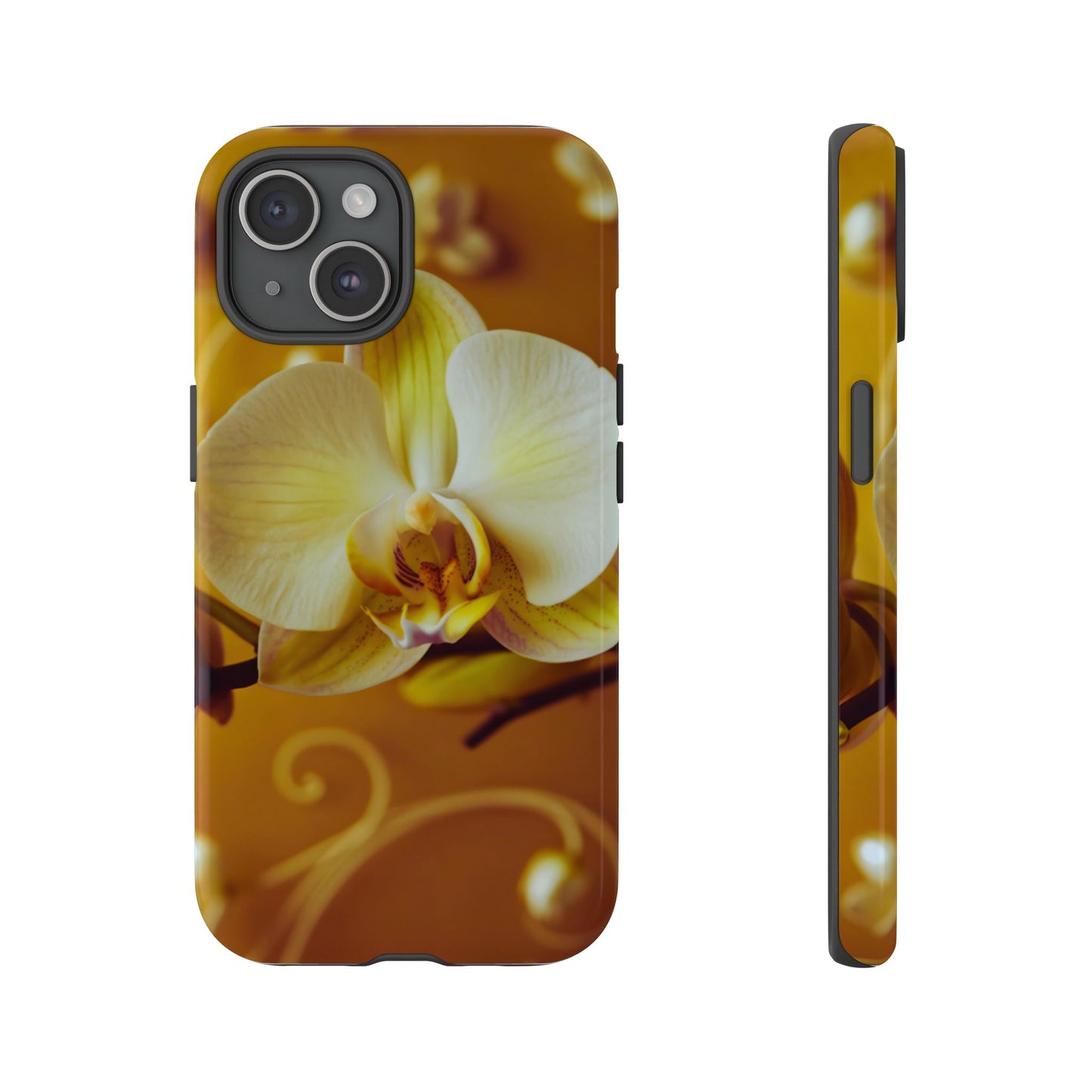 Protective Phone Case – Amber Orchid
