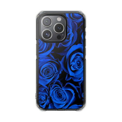 Clear Magnetic Phone Case – Midnight Bloom
