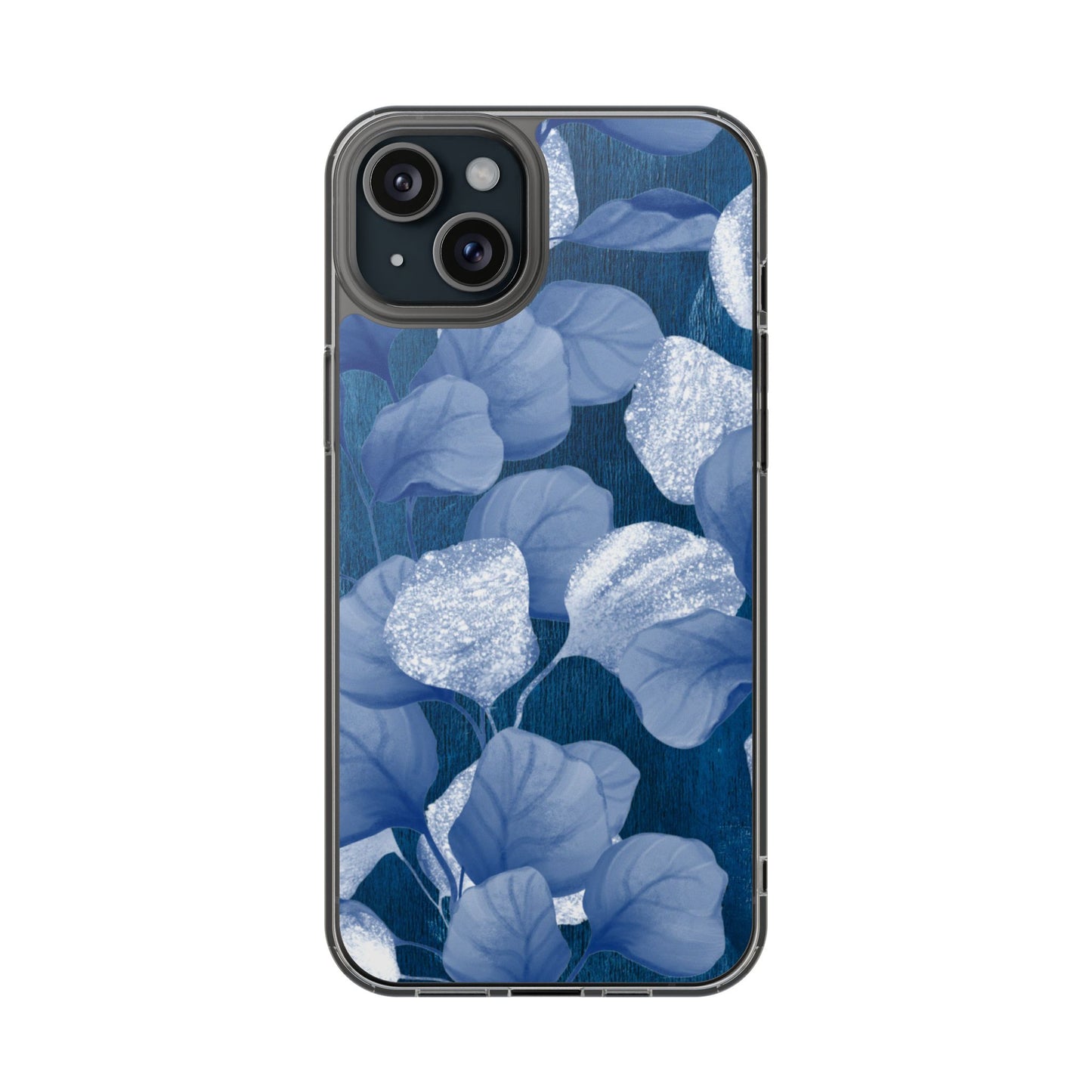 Clear Magnetic Phone Case – October Blues