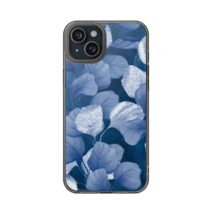 Clear Magnetic Phone Case – October Blues