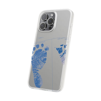 Flexi Case – Mom’s Little Blue Footprints