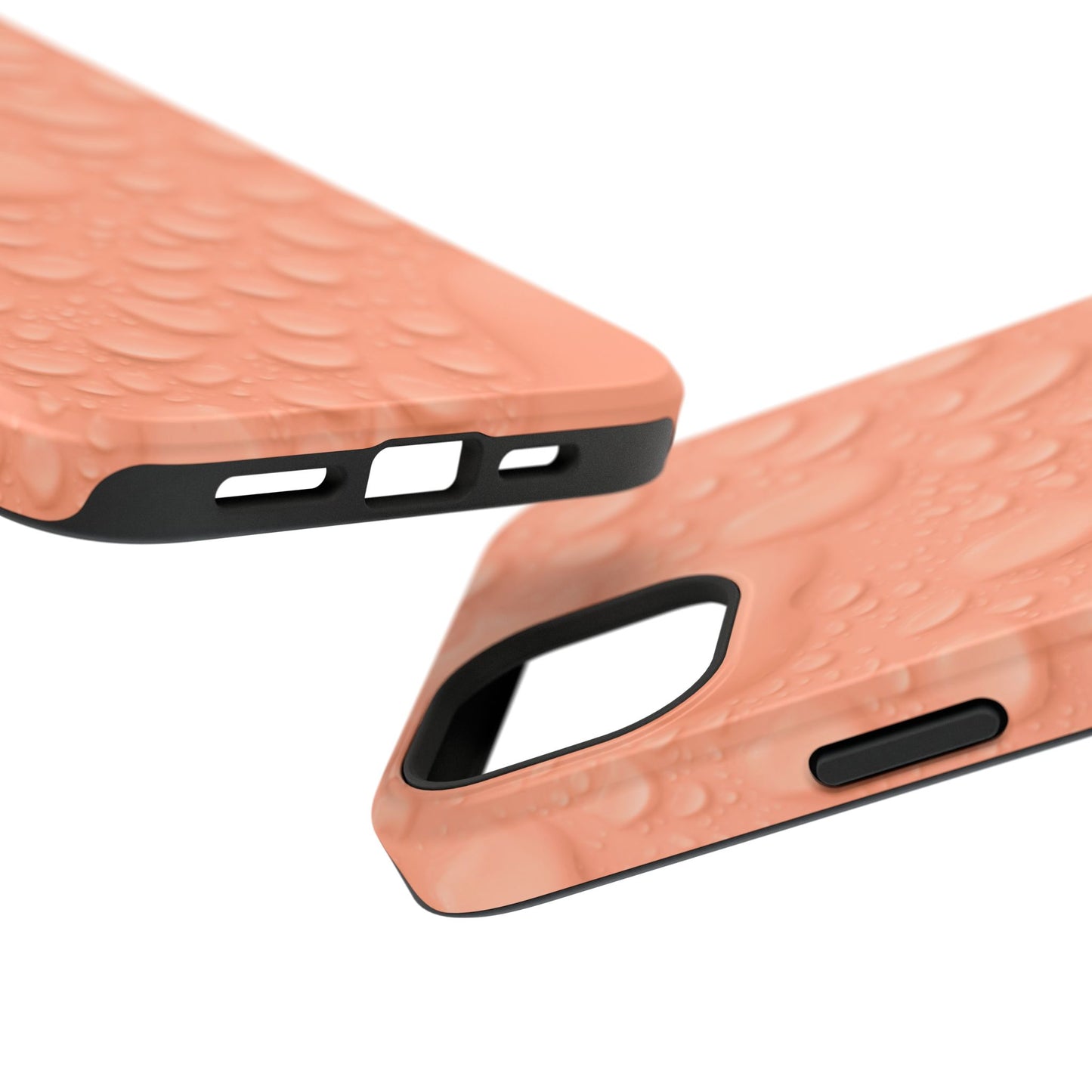 Impact-Resistant Phone Case – Apricot Rain