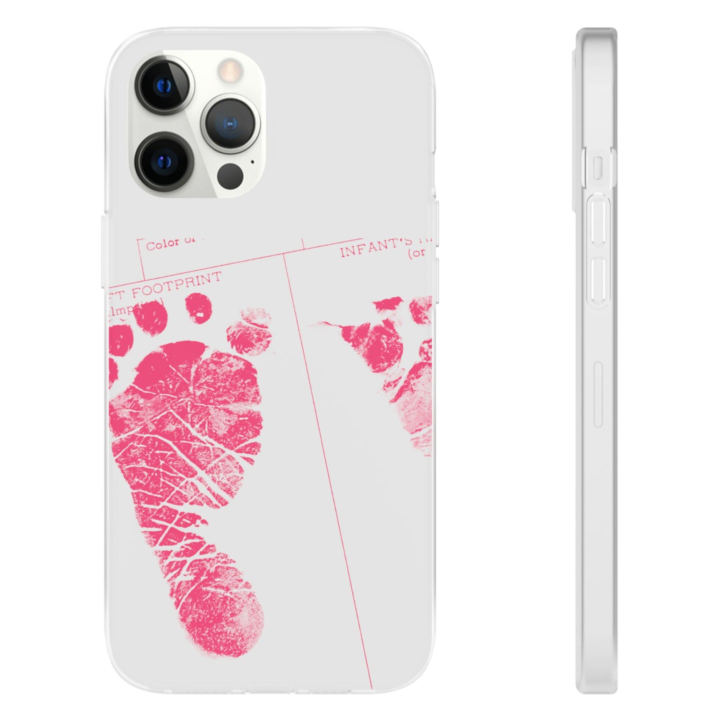 Flexi Case – Mom’s Little Pink Footprints