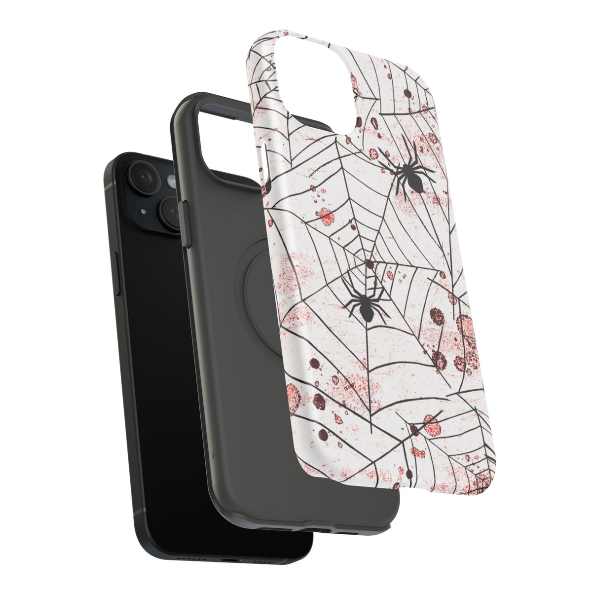 Impact-Resistant Phone Case – Blood Web