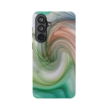 Wireless-Charging Compatible Case – Marble Flow