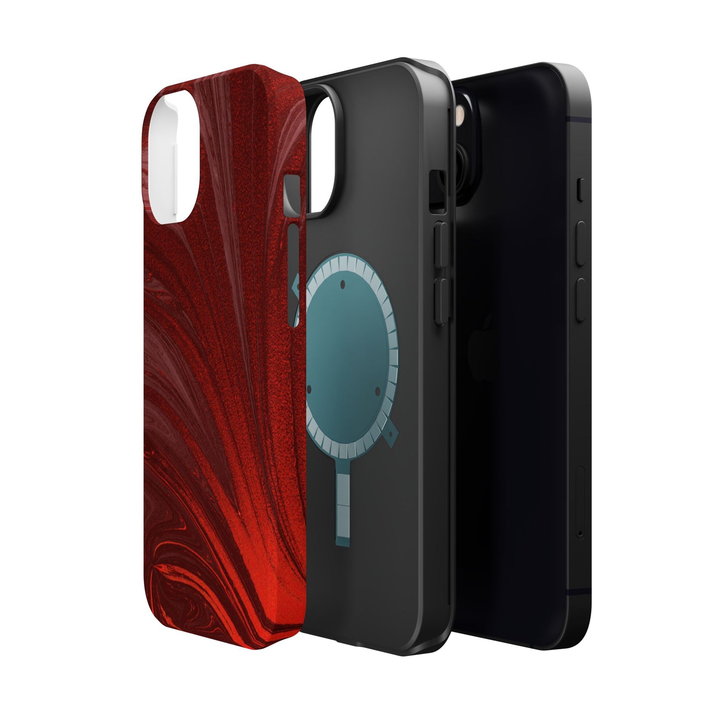Wireless-Charging Compatible Case – Crimson Current