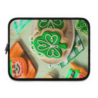 Laptop Sleeve – Shamrock Cookie St. Patrick’s Day Design