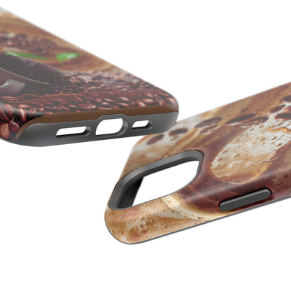 Impact-Resistant Phone Case – Love at First Sip – Compatible with iPhone 11–17 & Samsung Galaxy S22–S26 Series