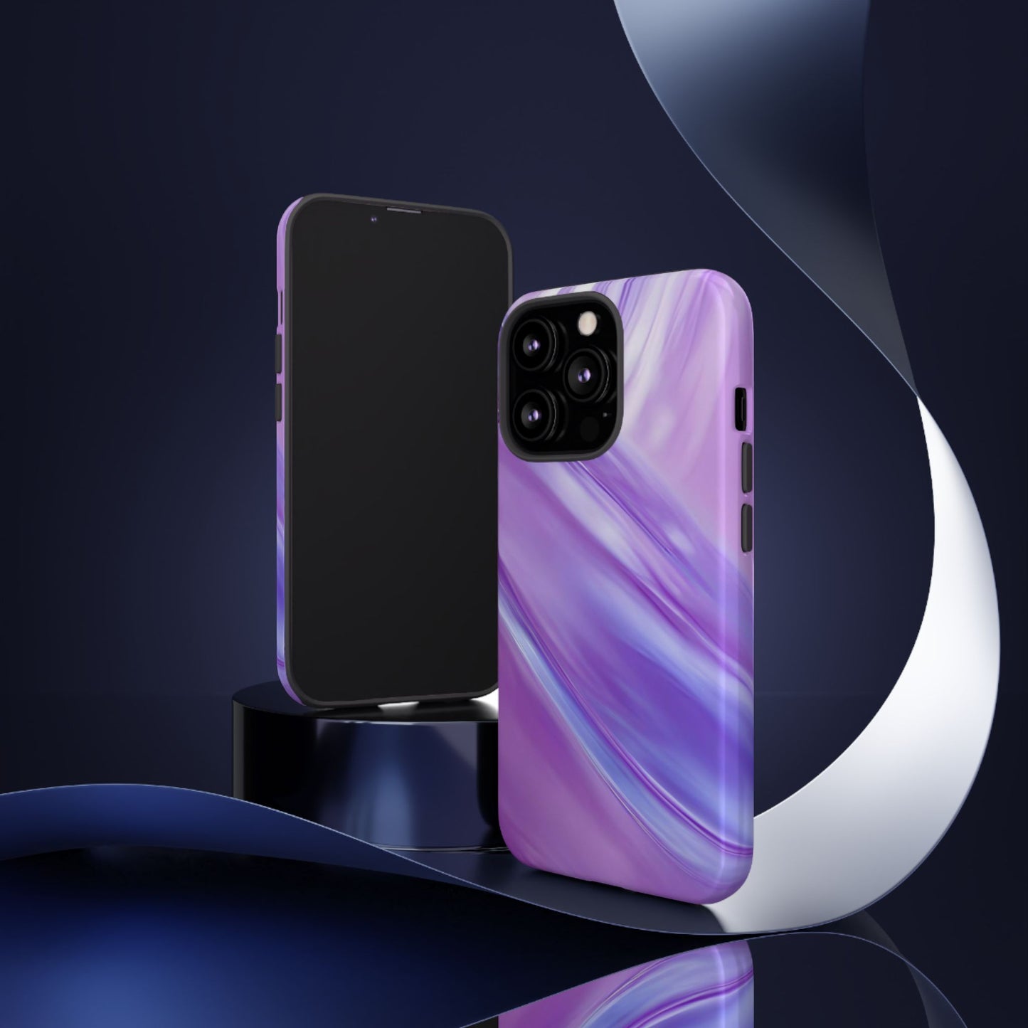 Protective Phone Case – Lavender Wave